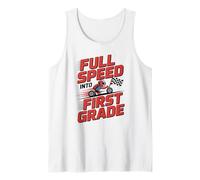 Full Speed Into First Grade Back To School First Day Boys Canotta
