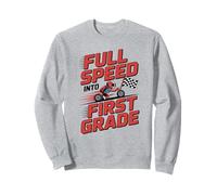 Full Speed Into First Grade Back To School First Day Boys Felpa