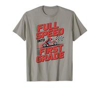 Full Speed Into First Grade Back To School First Day Boys Maglietta