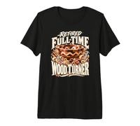 Full Time Wood Turner tornio per tornitura segmentata Maglietta Premium