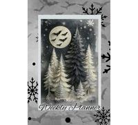 Full Winter Moon | Gothic Dark Forest Full Moon Bats weekly Planner: 6 x 9, 140 - pages, 16 months