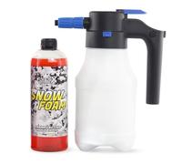 FULLCARX Kit Shampoo con Spruzzatore a Pressione Automatico Elettrico, Detergente Schiuma Attiva Snow Foam PH Neutro, Foamer a Batteria Ricarica USB, Pulizia Esterna Auto, Prodotti Detailing