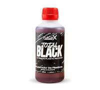 FULLCARX Total Black 250ml Super Nero Gomme Auto, Rinnova Plastiche Rapido ed Efficiente, Lucida Pneumatici, Finitura Satinata, Nero Intenso Ruote Paraurti, Prodotto Pulizia Professionale Detailing
