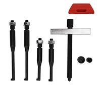 Fulle di sterzo Set Callo Trattato con acciaio a carbone anodizzato ad alta resistenza ad alta resistenza Strumento di rimozione del volante universale per auto 7pc con scatola di