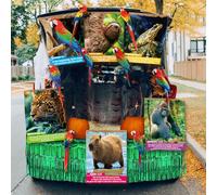 Fullhawl 15 pezzi kit di decorazione religioso per Halloween o dolcetto, viaggio nella giungla a Gesù auto SUV Decor animali selvatici tema giungla tronco o scherzetto decorazione per auto arco porta