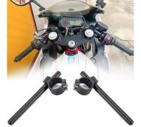 Fullibars kit semimanubri Ø 53mm compatibile con Ducati 748/749/916/996/998 forcella Ø 53mm racing cafe racer semi manubri inclinazione 7°,tubo Ø 22.2mm,realizzato in CNC alluminio