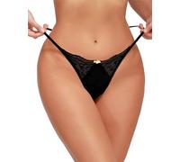 FULLJOYLOVE Pizzo G-String Perizoma per Le Donne Senza Soluzione di continuità Sexy Biancheria Intima Floreale Traspirante T-Back Tanga Slip a Vita Bassa