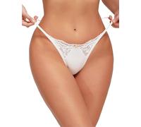 FULLJOYLOVE Pizzo G-String Perizoma per Le Donne Senza Soluzione di continuità Sexy Biancheria Intima Floreale T-Back Perizoma Mutandine con Vita Bassa più Il Formato