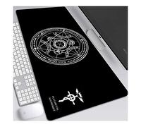 Fullmetal Alchemist Tappetino Mouse Gaming, Grande Anime Mouse Pad XL 700x300mm Confortevole, Lavabile, 3mm Antiscivolo Tappetino Scrivania Supporto per Ufficio Computer, Adatto per computer e PC,H
