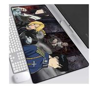 Fullmetal Alchemist Tappetino Mouse Gaming, Grande Anime Mouse Pad XL 700x300mm Confortevole, Lavabile, 3mm Antiscivolo Tappetino Scrivania Supporto per Ufficio Computer, Adatto per computer e PC,G