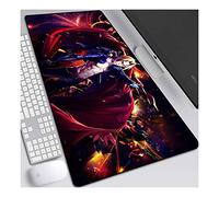 Fullmetal Alchemist Tappetino per XL Mouse da Gioco - Gaming Mousepad Extra Grande 700 x 300mm - Pad 3mm con Base in Gomma Antiscivolo - Spessore 3mm Anime Tappetino Mouse,E