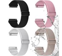 Fullmosa 18mm Cinturino in Nylon Impermeabile Compatibile con Garmin Venu 3s 2s/Vivoactive 4S 3S/Forerunner 265s, Cinturini Elastico Sportivo Tessuto per Orologio e Smartwatch da Uomo e Donna