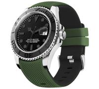 Fullmosa Cinturino 22mm per Orologio in Silicone a Sgancio Rapido, Cinturini Sportivo Curvo in Gomma Compatibile con Samsung Galaxy Watch 46mm/3 45mm/Gear S3 Frontier, Garmin Forerunner 945/935