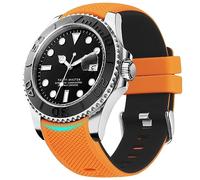 Fullmosa Cinturino 22mm per Orologio in Silicone a Sgancio Rapido, Cinturini Sportivo Curvo in Gomma Compatibile con Samsung Galaxy Watch 46mm/3 45mm/Gear S3 Frontier, Garmin Forerunner 945/935