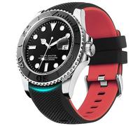 Fullmosa Cinturino 22mm per Orologio in Silicone a Sgancio Rapido, Cinturini Sportivo Curvo in Gomma Compatibile con Samsung Galaxy Watch 46mm/3 45mm/Gear S3 Frontier, Garmin Forerunner 945/935