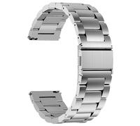 Fullmosa Cinturino 24mm per Orologio e Smartwatch, Cinturini in Acciaio Inossidabile a Sgancio Rapido, Cinturini Metallo di Ricambio per Uomo e Donne