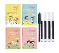 Fullofcarts Writing Books, Magic Practice Copybook, Reusable Writing Practice Book (Type A)