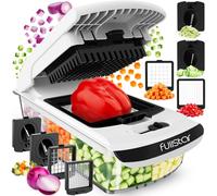 Fullstar Taglia Verdure e Spiralizzatore Tagliaverdure Cubetti Manuale