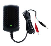 Fully Automatic 6V Sealed Lead Acid Smart Battery Charger SLA Maintainer Compatible with Car Truck Motorcycle, Clips