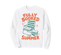 Fully Booked for Summer Reading Bookworm Book Lover Reader Felpa