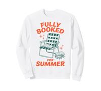Fully Booked for Summer Reading Bookworm Book Lover Reader Felpa