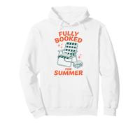 Fully Booked for Summer Reading Bookworm Book Lover Reader Felpa con Cappuccio
