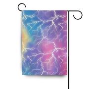 Fulmine Bulloni Arcobaleno Colore all'aperto Cantiere bandiere Halloween banner per la decorazione del giardino 28x40 double sided