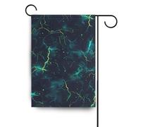 Fulmine Bulloni Verde Blu bandiere esterne Banner di Pasqua per la decorazione del giardino 28x40 double sided