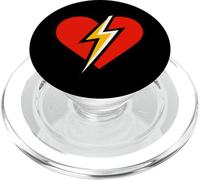 Fulmine Cuore spezzato PopSockets PopGrip per MagSafe