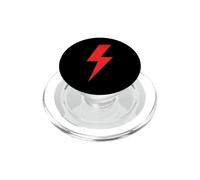 Fulmine Fulmine ROSSO Fronte Retro Squadra PopSockets PopGrip per MagSafe