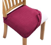 Fuloon Coprisedie, 4 Pezzi Coprisedia Elasticizzato Universale,Fodere Sedie Lavabili Removibili per Hotel,Arredamento Ristorante