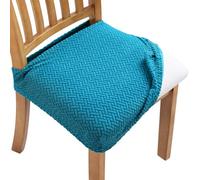 Fuloon Coprisedie, 4 Pezzi Coprisedia Elasticizzato Universale,Fodere Sedie Lavabili Removibili per Hotel,Arredamento Ristorante