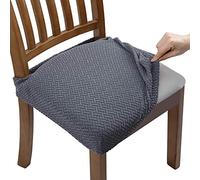 Fuloon Coprisedie, 6 Pezzi Coprisedia Elasticizzato Universale,Fodere Sedie Lavabili Removibili per Hotel,Arredamento Ristorante