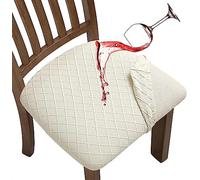 Fuloon Coprisedie, Impermeabile Fodere per Sedie Coprisedia Elasticizzato,6 Pezzi Moderno Coprisedia Elastico,Universale Lavabile Fodera Sedia Coprisedie