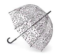 Fulton Birdcage 2 Leopard Camo Print Ombrello, Trasparente, Trasparente, Gabbia per uccelli 2