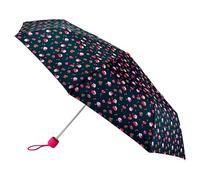 Fulton Minilite-2 Ombrello pieghevole compatto, leggero da viaggio, fragola giardino