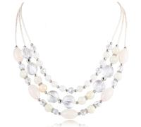 FULU AUTUMN Collane a strati da donna con perline grosse, bigiotteria regalo per San Valentino per lei