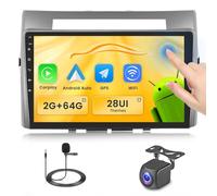 Fuluku 2+64G Android 13 Autoradio per Toyota Corolla Verso 2004-2009 con Wireless Carplay Android Auto, 9 pollici Schermo Car Stereo con Bluetooth/WiFi/GPS/Backup Camera/FM/RDS/SWC
