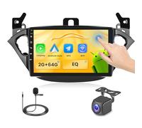 Fuluku 2+64G Android Autoradio per Opel Corsa E 2015-2019/Opel Adam 2013-2016 con Wireless Carpaly&Android Auto, 9'' IPS Touchscreen Radio con Bluetooth/GPS/Telecamera di Retromarcia/FM/WiFi/SWC/26UI