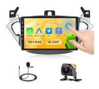 Fuluku 4+64G Android Autoradio per Opel Corsa E 2015-2019/Opel Adam 2013-2016 con Wireless Carpaly&Android Auto, 9'' IPS Touch Screen Radio con Bluetooth 5.0/GPS/Telecamera posteriore/FM/WiFi/SWC
