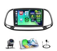 Fuluku 9 Pollici [Touch Screen Incell] Autoradio Android 15 per FIAT Doblo/Yeni Kasa 2015 con Carplay Android Auto Wireless, 4+64G Radio con Bluetooth/GPS/Telecamera Posteriore/FM/RDS/EQ/WiFi/SWC/UI