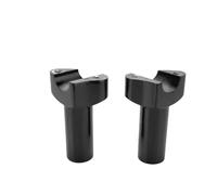 FULUSIC Attacchi Manubrio Moto per per Dyna per Street per Bob per Softail per Sportster Riser Manubrio Dritti da 3,5 Pollici Base Dritta Riser Manubrio Moto(Black)