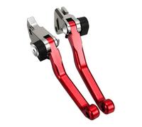 FULUSIC Leve Freno E Frizione per Moto per CRF250RX per CRF-250RX per CRF-250R X per CRF 250RX per CRF 250 RX Pieghevole Freno Leve Frizione Manubrio Maniglia Grip Leva Frizione Moto(Red)