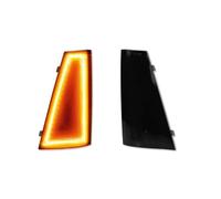 FULUSIC Luci Laterali per Auto per Chevry per Malibu per El per Camino Luci di Posizione Laterali Anteriori Luci di Direzione Luci di Guida Indicatore di Direzione per Auto(Smoked Lens Amber)