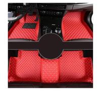 FULUSIC Tappetini Abitacolo LHD per SsangYong per Rexton-W Car Interior Styling Tappeti Accessori Auto Moquette(Red)