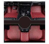 FULUSIC Tappetini Abitacolo LHD per SsangYong per Rexton-W Car Interior Styling Tappeti Accessori Auto Moquette(Wine Red)