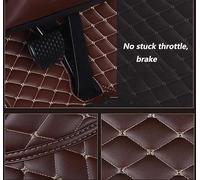 FULUSIC Tappetini Abitacolo LHD per X3 per F25 2011 2012 2013 2014 2015 2016 2017 Anno Accessori per Auto Tappeti Tappetini Anti-incrostazione Auto Moquette(Coffee)