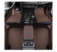 FULUSIC Tappetini Abitacolo per Ford per Taurus 2015-2019 LHD Stile degli Interni Dell'auto Tappetini Anti-incrostazione Tappetini in Pelle Accessori Auto Auto Moquette(Brown)