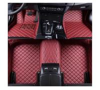 FULUSIC Tappetini Abitacolo per Ford per Taurus 2015-2019 LHD Stile degli Interni Dell'auto Tappetini Anti-incrostazione Tappetini in Pelle Accessori Auto Auto Moquette(Wine Red)