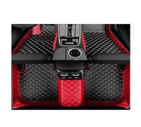 FULUSIC Tappetini Abitacolo per SsangYong per Stavic 2008-2014 Tappetino in Pelle per Interni Auto Tappetino Protettivo Accessori per Auto Auto Moquette(Black with Red,LHD)